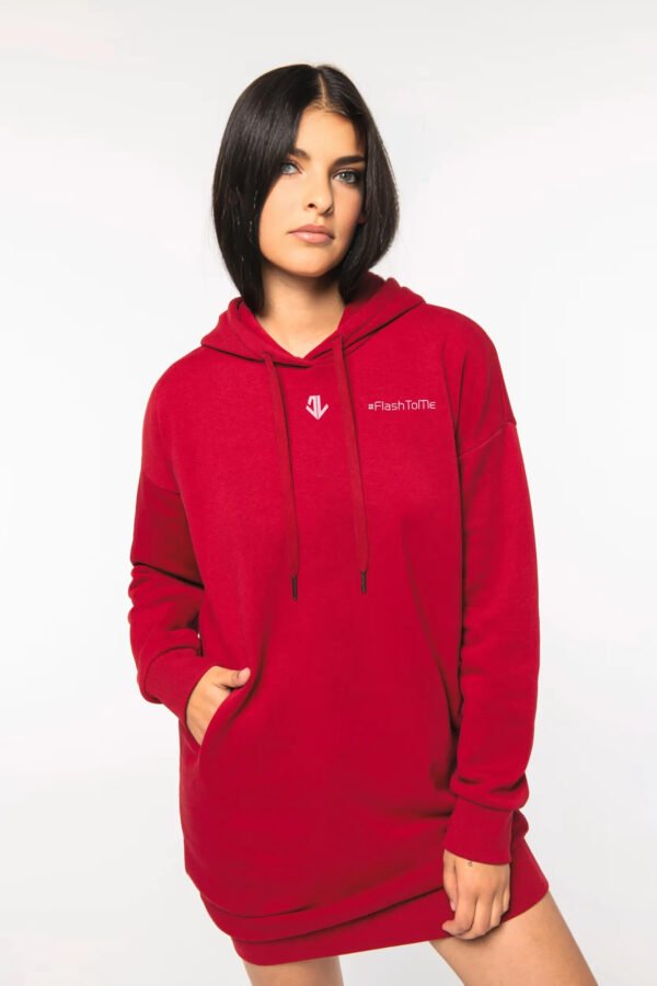 Robe Sweat-Shirt à Capuche Femme – Image 5